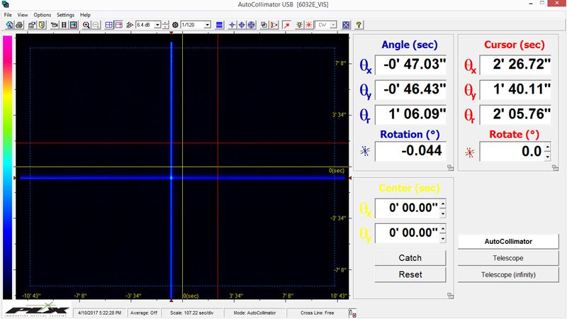 Autocollimator Screen